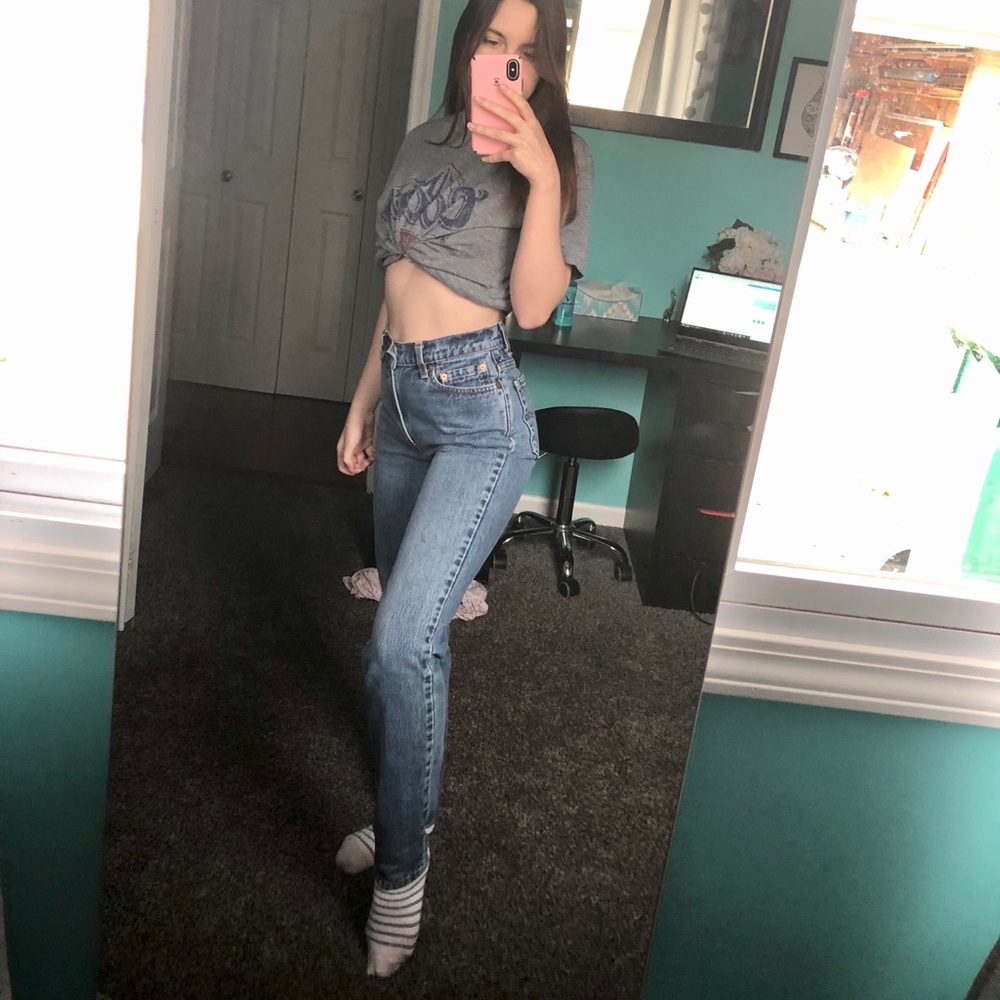 Vintage Levi 512 high waisted jeans